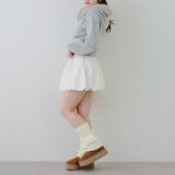 裏起毛で暖かい、ラメファーパーカー | RMAF NICE CLAUP / OLIVE des OLIVE | 詳細画像30