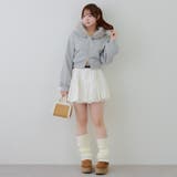 裏起毛で暖かい、ラメファーパーカー | RMAF NICE CLAUP / OLIVE des OLIVE | 詳細画像31