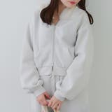 裏起毛で暖かい、ラメファーパーカー | RMAF NICE CLAUP / OLIVE des OLIVE | 詳細画像35