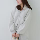 裏起毛で暖かい、ラメファーパーカー | RMAF NICE CLAUP / OLIVE des OLIVE | 詳細画像36