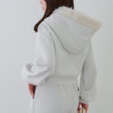 裏起毛で暖かい、ラメファーパーカー | RMAF NICE CLAUP / OLIVE des OLIVE | 詳細画像37