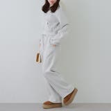 裏起毛で暖かい、ラメファーパーカー | RMAF NICE CLAUP / OLIVE des OLIVE | 詳細画像42