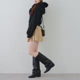 裏起毛で暖かい、ラメファーパーカー | RMAF NICE CLAUP / OLIVE des OLIVE | 詳細画像52