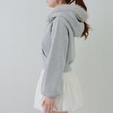 裏起毛で暖かい、ラメファーパーカー | RMAF NICE CLAUP / OLIVE des OLIVE | 詳細画像56