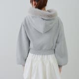 裏起毛で暖かい、ラメファーパーカー | RMAF NICE CLAUP / OLIVE des OLIVE | 詳細画像57