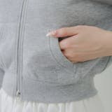 裏起毛で暖かい、ラメファーパーカー | RMAF NICE CLAUP / OLIVE des OLIVE | 詳細画像62