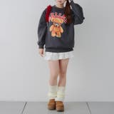 メガネを付けたくまさん裏起毛スウェット | NICE CLAUP / OLIVE des OLIVE OUTLET | 詳細画像9