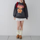 メガネを付けたくまさん裏起毛スウェット | NICE CLAUP / OLIVE des OLIVE OUTLET | 詳細画像10