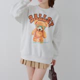 メガネを付けたくまさん裏起毛スウェット | NICE CLAUP / OLIVE des OLIVE OUTLET | 詳細画像11