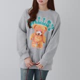 メガネを付けたくまさん裏起毛スウェット | NICE CLAUP / OLIVE des OLIVE OUTLET | 詳細画像20
