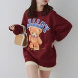 メガネを付けたくまさん裏起毛スウェット | NICE CLAUP / OLIVE des OLIVE OUTLET | 詳細画像29