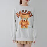 メガネを付けたくまさん裏起毛スウェット | NICE CLAUP / OLIVE des OLIVE OUTLET | 詳細画像37