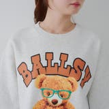 メガネを付けたくまさん裏起毛スウェット | NICE CLAUP / OLIVE des OLIVE OUTLET | 詳細画像40