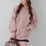 ピンク | キラキラロゴ裏起毛BIGパーカー | RMAF NICE CLAUP / OLIVE des OLIVE