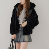 ファーボリュームフードパーカー | NICE CLAUP / OLIVE des OLIVE OUTLET | 詳細画像5