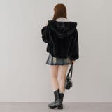 ファーボリュームフードパーカー | NICE CLAUP / OLIVE des OLIVE OUTLET | 詳細画像11
