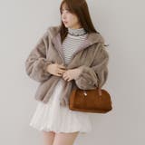 ファーボリュームフードパーカー | NICE CLAUP / OLIVE des OLIVE OUTLET | 詳細画像36