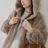 ファーボリュームフードパーカー | NICE CLAUP / OLIVE des OLIVE OUTLET | 詳細画像40