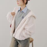 アイボリー | ファーボリュームフードパーカー | NICE CLAUP / OLIVE des OLIVE OUTLET