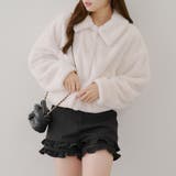 ふわふわ暖か&大人ガーリー♪キラキラ釦ファーブルゾン | NICE CLAUP / OLIVE des OLIVE OUTLET | 詳細画像2