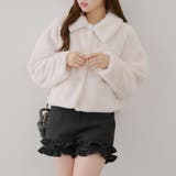 ふわふわ暖か&大人ガーリー♪キラキラ釦ファーブルゾン | NICE CLAUP / OLIVE des OLIVE OUTLET | 詳細画像3