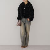 ふわふわ暖か&大人ガーリー♪キラキラ釦ファーブルゾン | NICE CLAUP / OLIVE des OLIVE OUTLET | 詳細画像20