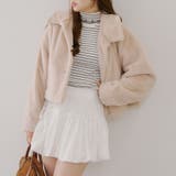 ふわふわ暖か&大人ガーリー♪キラキラ釦ファーブルゾン | NICE CLAUP / OLIVE des OLIVE OUTLET | 詳細画像29