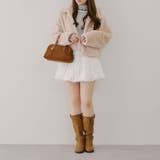 ふわふわ暖か&大人ガーリー♪キラキラ釦ファーブルゾン | NICE CLAUP / OLIVE des OLIVE OUTLET | 詳細画像30