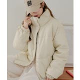 【WEB先行販売】スタンドカラー中綿ブルゾン | NICE CLAUP / OLIVE des OLIVE　OUTLET | 詳細画像1 