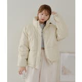 【WEB先行販売】スタンドカラー中綿ブルゾン | NICE CLAUP / OLIVE des OLIVE　OUTLET | 詳細画像2 