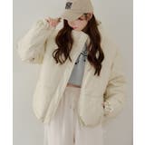 【WEB先行販売】スタンドカラー中綿ブルゾン | NICE CLAUP / OLIVE des OLIVE　OUTLET | 詳細画像4 