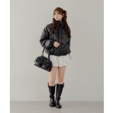 【WEB先行販売】スタンドカラー中綿ブルゾン | NICE CLAUP / OLIVE des OLIVE　OUTLET | 詳細画像19 