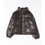 ブラウン | 【WEB先行販売】スタンドカラー中綿ブルゾン | NICE CLAUP / OLIVE des OLIVE　OUTLET