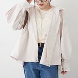 後ろ姿まで美しく、バックチュールマウンテンパーカー | NICE CLAUP / OLIVE des OLIVE　OUTLET | 詳細画像5 