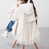 後ろ姿まで美しく、バックチュールマウンテンパーカー | NICE CLAUP / OLIVE des OLIVE　OUTLET | 詳細画像11 