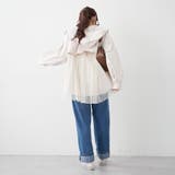 後ろ姿まで美しく、バックチュールマウンテンパーカー | NICE CLAUP / OLIVE des OLIVE　OUTLET | 詳細画像15 