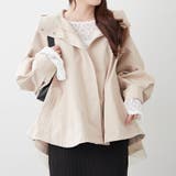 後ろ姿まで美しく、バックチュールマウンテンパーカー | NICE CLAUP / OLIVE des OLIVE　OUTLET | 詳細画像19 