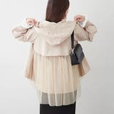 後ろ姿まで美しく、バックチュールマウンテンパーカー | NICE CLAUP / OLIVE des OLIVE　OUTLET | 詳細画像22 