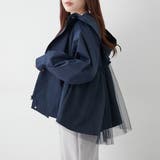 後ろ姿まで美しく、バックチュールマウンテンパーカー | NICE CLAUP / OLIVE des OLIVE　OUTLET | 詳細画像28 