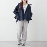 後ろ姿まで美しく、バックチュールマウンテンパーカー | NICE CLAUP / OLIVE des OLIVE　OUTLET | 詳細画像34 