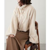 ビット付MIXファーショートジャケット | NICE CLAUP / OLIVE des OLIVE OUTLET | 詳細画像2