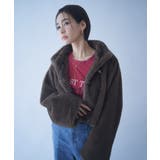 ビット付MIXファーショートジャケット | NICE CLAUP / OLIVE des OLIVE OUTLET | 詳細画像14