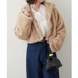 ビット付MIXファーショートジャケット | NICE CLAUP / OLIVE des OLIVE OUTLET | 詳細画像26