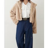 ビット付MIXファーショートジャケット | NICE CLAUP / OLIVE des OLIVE OUTLET | 詳細画像31