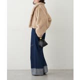 ビット付MIXファーショートジャケット | NICE CLAUP / OLIVE des OLIVE OUTLET | 詳細画像33