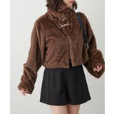 ビット付MIXファーショートジャケット | NICE CLAUP / OLIVE des OLIVE OUTLET | 詳細画像36