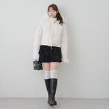 フェイクファー付ジップエコダウン | NICE CLAUP / OLIVE des OLIVE　OUTLET | 詳細画像8 