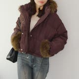 フェイクファー付ジップエコダウン | NICE CLAUP / OLIVE des OLIVE　OUTLET | 詳細画像10 