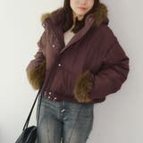 フェイクファー付ジップエコダウン | NICE CLAUP / OLIVE des OLIVE　OUTLET | 詳細画像12 