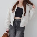 【MARCHES】フェイクファー付 MA-1 | NICE CLAUP / OLIVE des OLIVE OUTLET | 詳細画像7